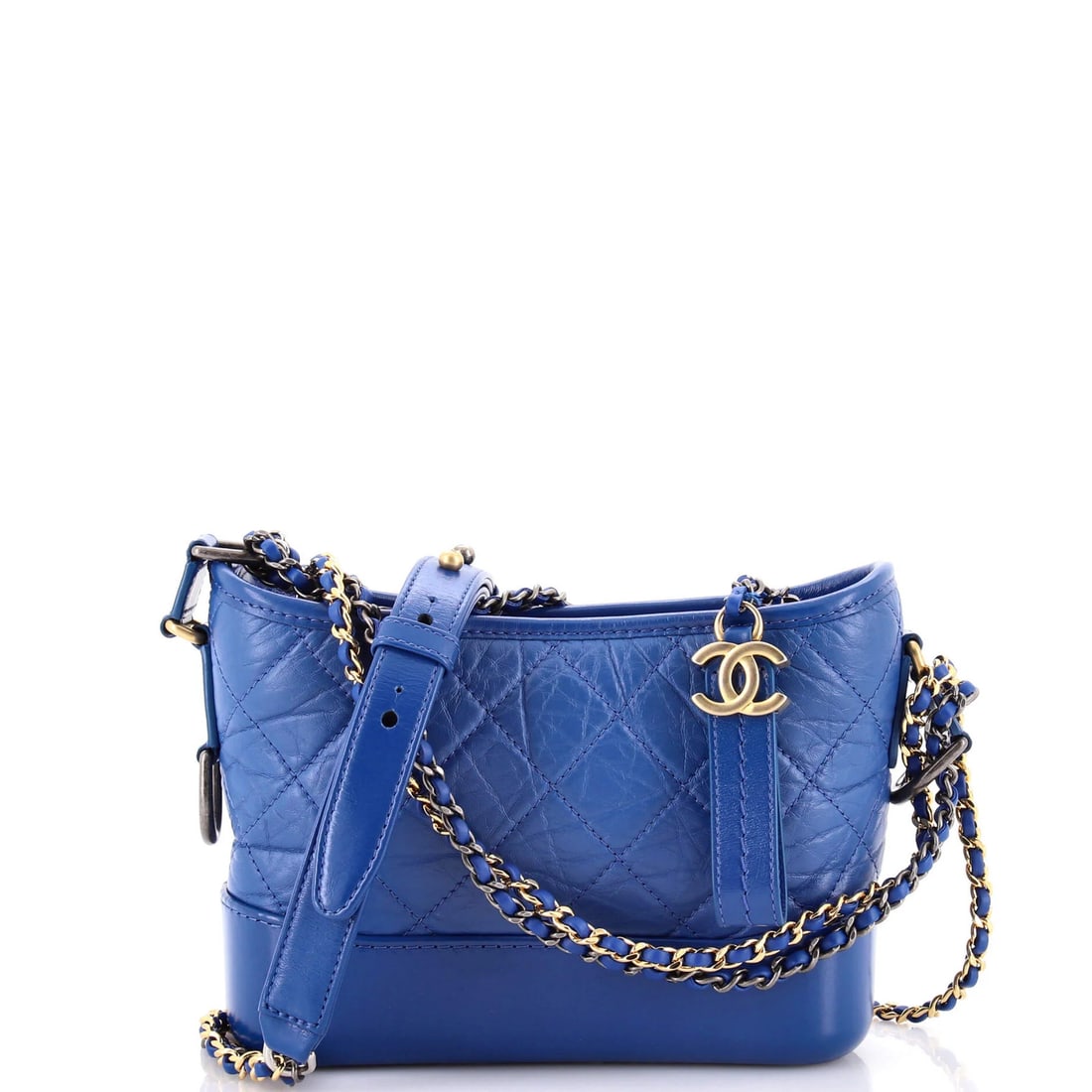 Small Chanel Gabrielle Hobo Quilted Aged Calfskin: Small Chanel Gabrielle Hobo Quilted Aged Calfskin This listing features Small Chanel Gabrielle Hobo Quilted Aged Calfskin. Item specifics are provided below. Item Specifics: Brand: Chanel Exterior Mat