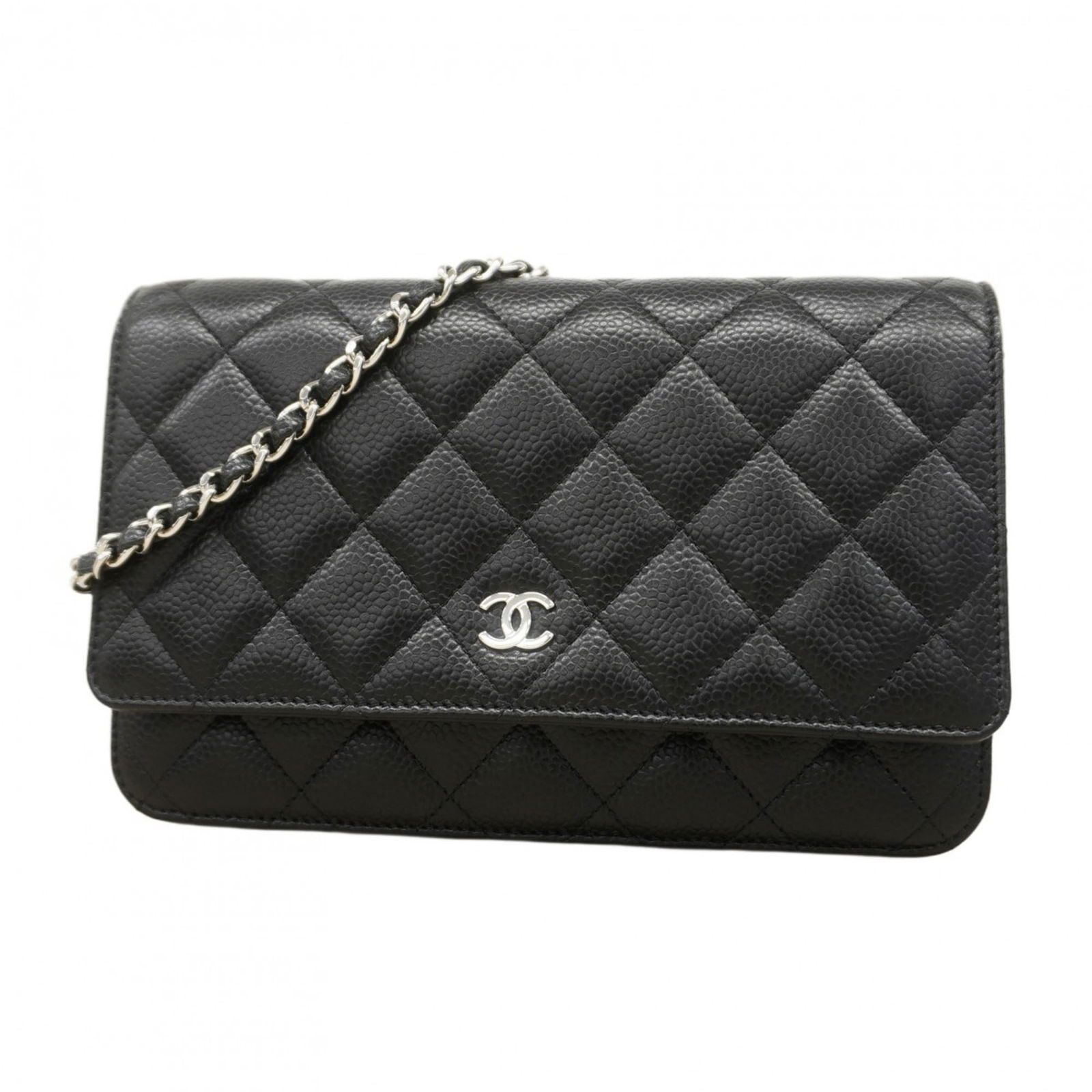 Calfskin Chanel Chain/ Shoulder Wallet Grained: Calfskin Chanel Chain/ Shoulder Wallet Grained This listing features Calfskin Chanel Chain/ Shoulder Wallet Grained. Item specifics are provided below. Item Specifics: Brand: Chanel Type: