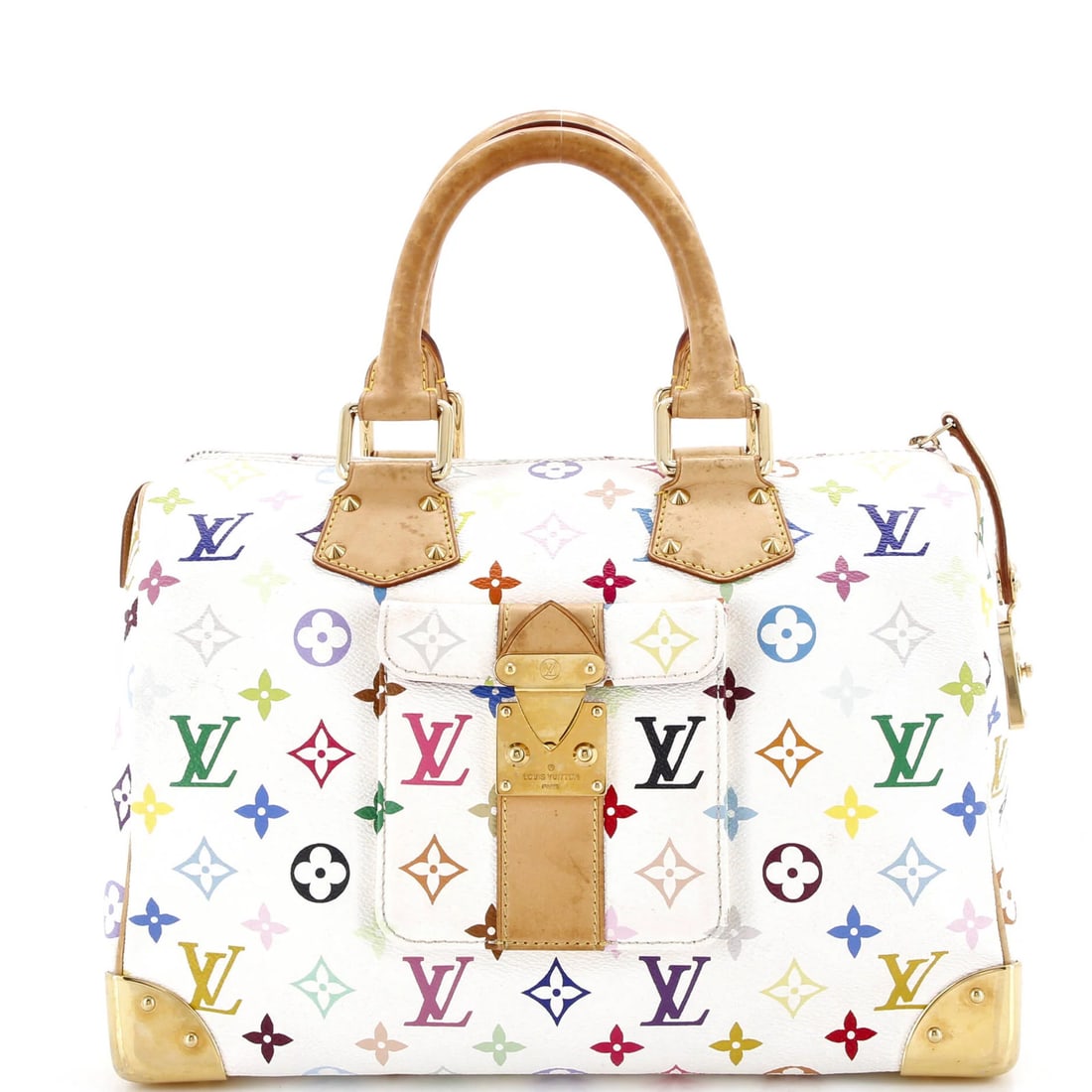 30 Louis Vuitton Speedy Handbag Monogram Multicolor: 30 Louis Vuitton Speedy Handbag Monogram Multicolor This listing features 30 Louis Vuitton Speedy Handbag Monogram Multicolor. Item specifics are provided below. Item Specifics: Brand: Louis Vuitton