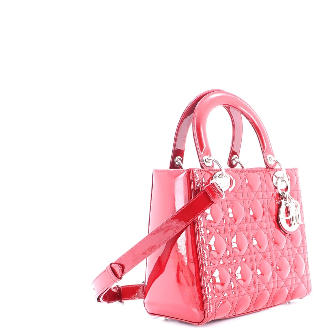 Medium Christian Dior Lady Dior Bag Cannage Quilt Patent: Medium Christian Dior Lady Dior Bag Cannage Quilt Patent This listing features Medium Christian Dior Lady Dior Bag Cannage Quilt Patent. Item specifics are provided below. Item Specifics: Brand: