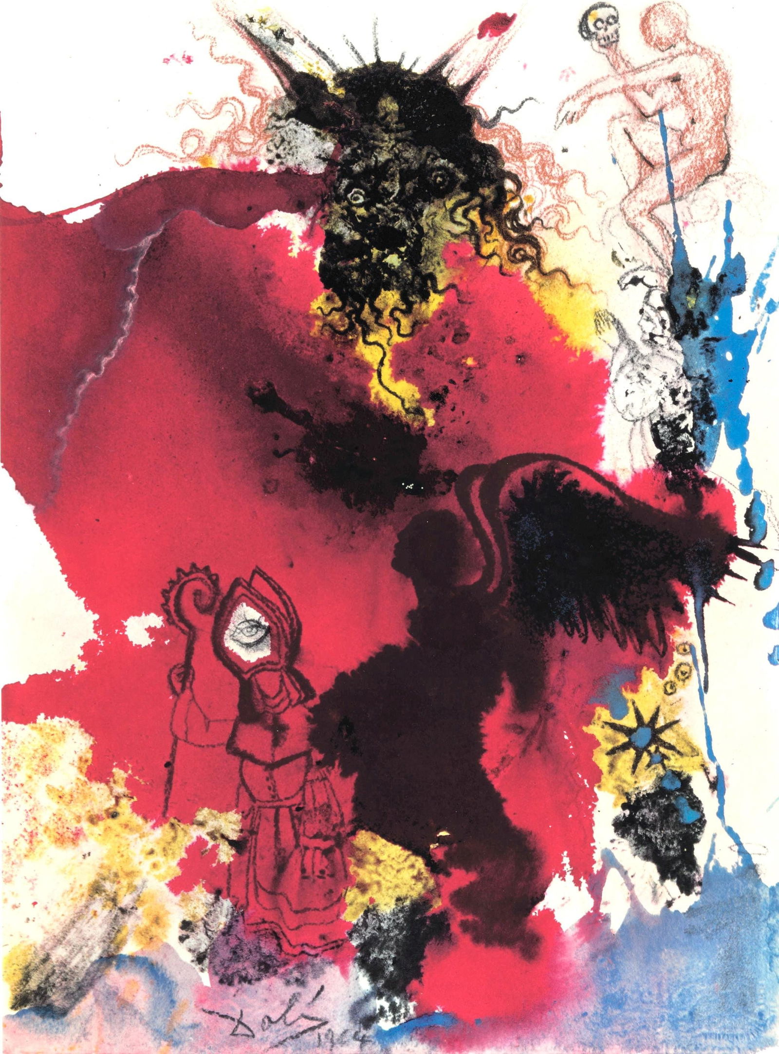 Lithograph - Salvador Dali - Composition (Michler/ Lpsinger 1600; Field 69-3) - Biblia Sacra: Lithograph - Salvador Dali - Composition (Michler/ Lpsinger 1600; Field 69-3) - Biblia Sacra This listing features Lithograph - Salvador Dali - Composition (Michler/ Lpsinger 1600; Field 69-3) -