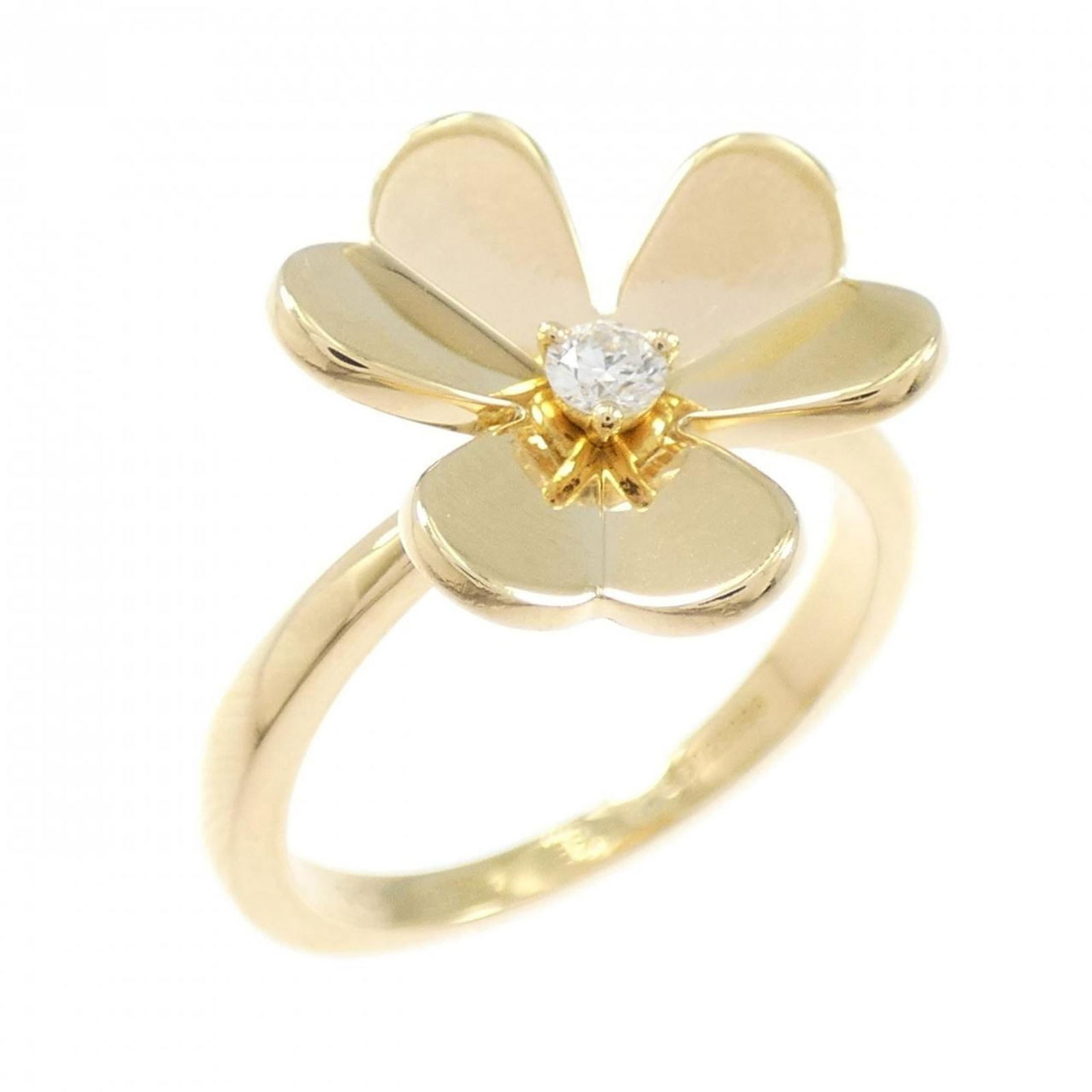 (18K) Van Cleef & Arpels Band Ring Yellow Gold (1 of 5)