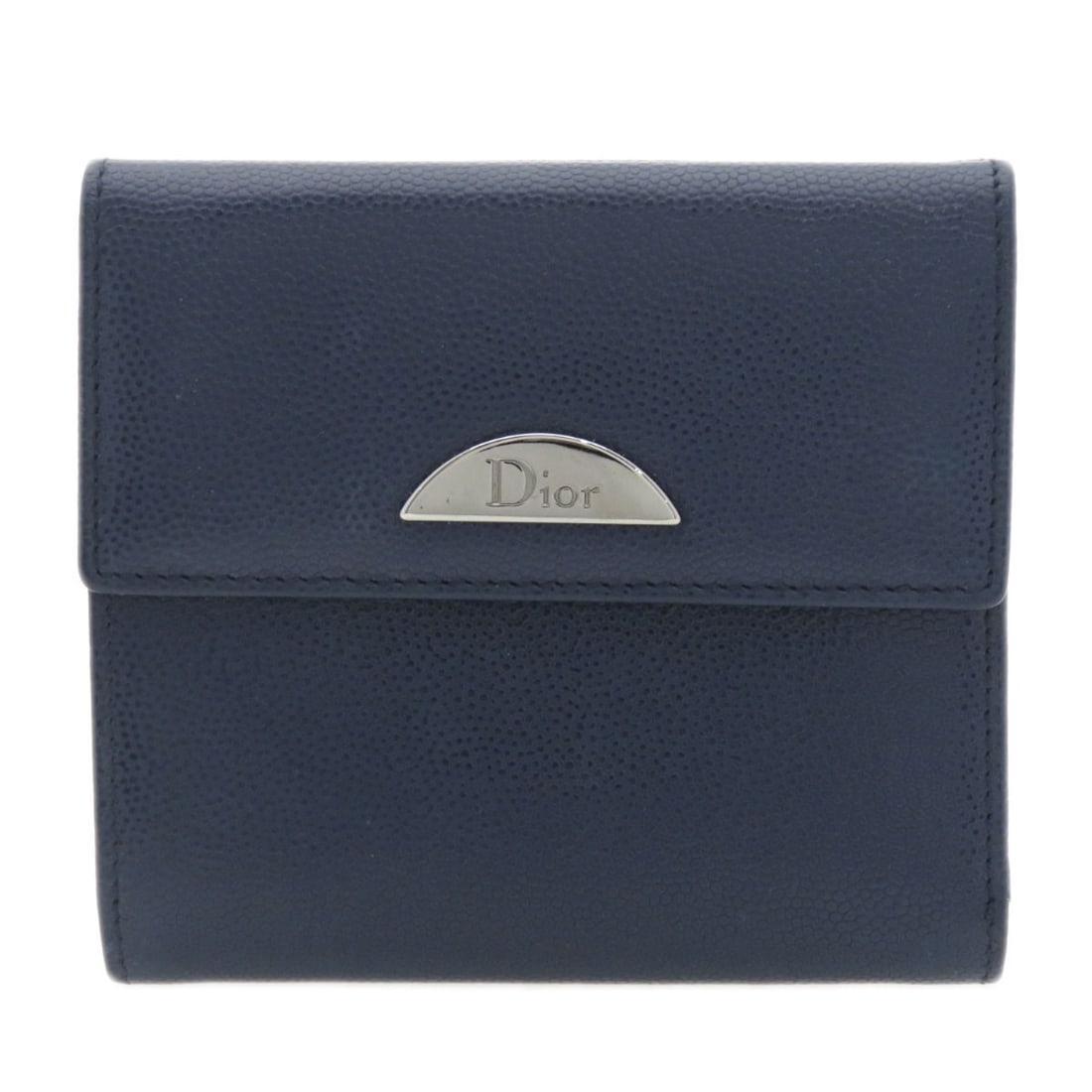 Leather CHRISTIAN DIOR Logo Hardware Bifold Wallet with Coin Pocket: Leather CHRISTIAN DIOR Logo Hardware Bifold Wallet with Coin Pocket This listing features Leather CHRISTIAN DIOR Logo Hardware Bifold Wallet with Coin Pocket. Item specifics are provided below. Item