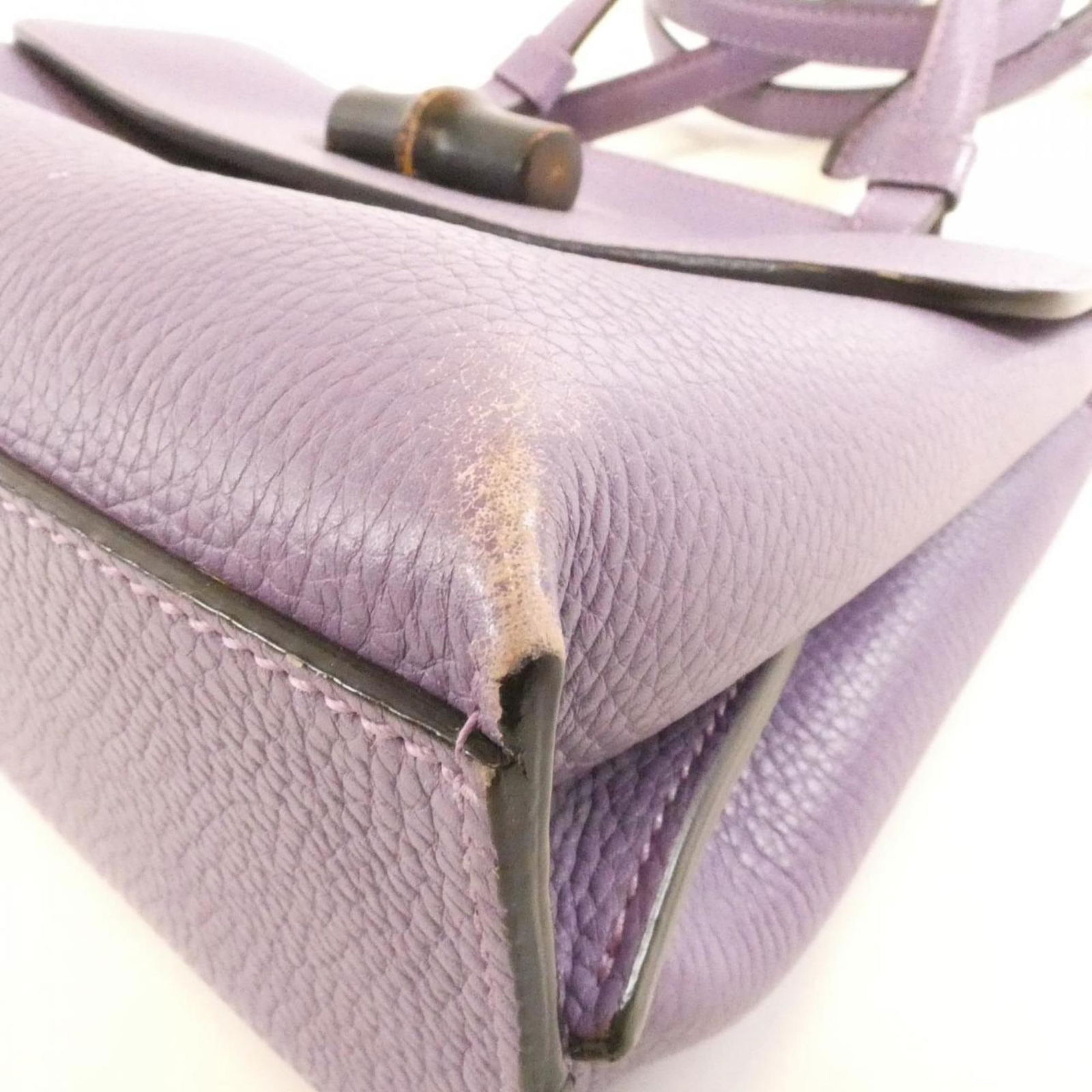 Leather Gucci Handbag - 4