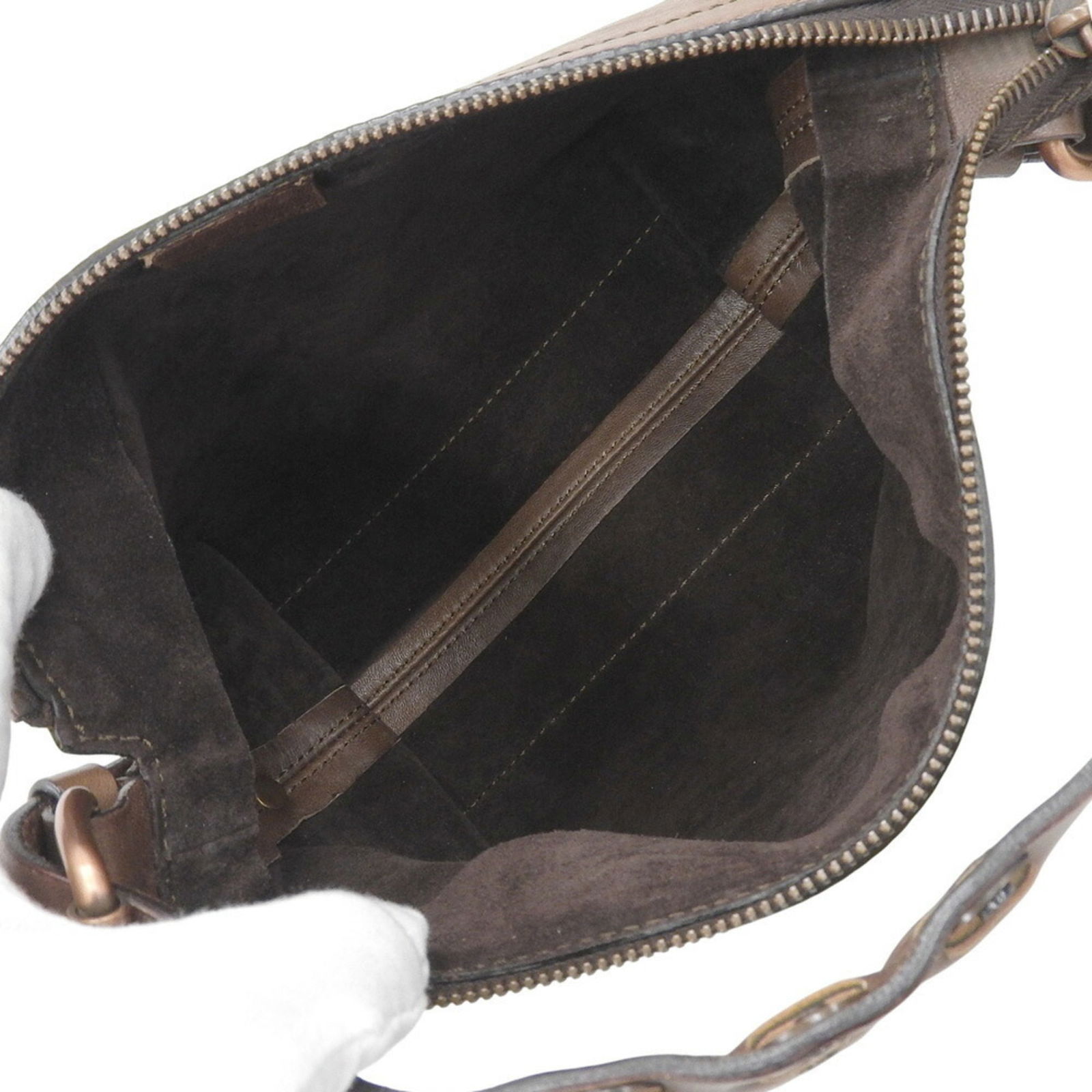 Leather Celine Shoulder Bag - 3