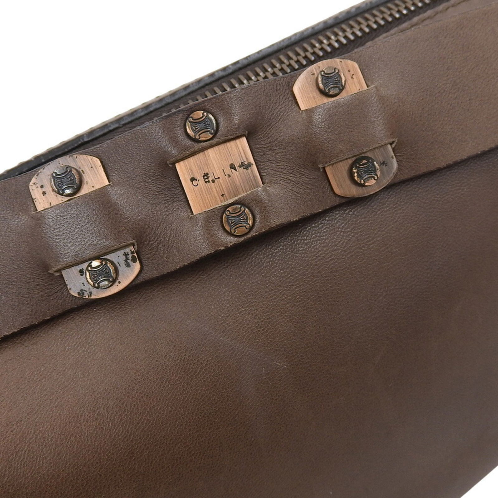 Leather Celine Shoulder Bag - 6