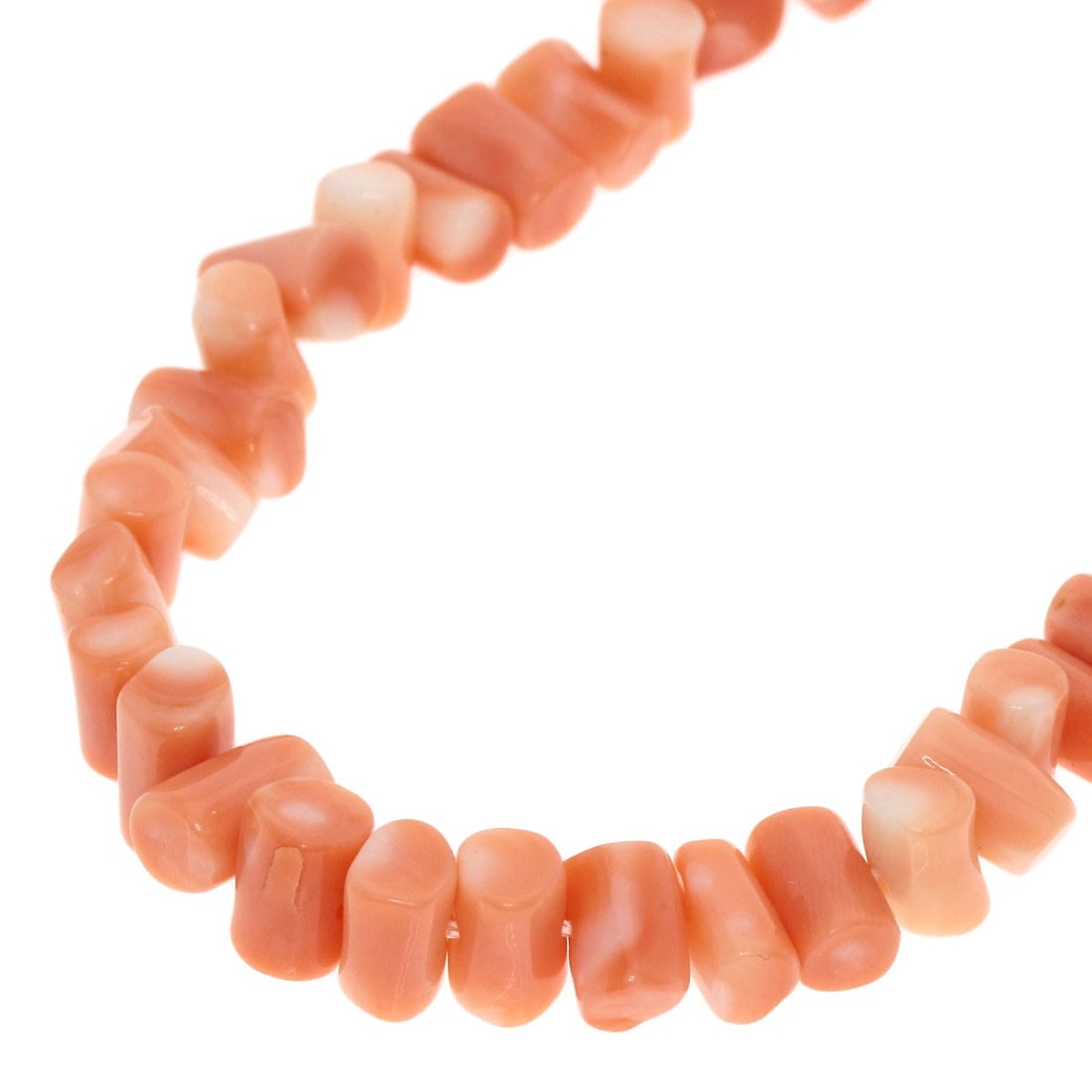 51.5g Coral Necklace Silver (1 of 5)