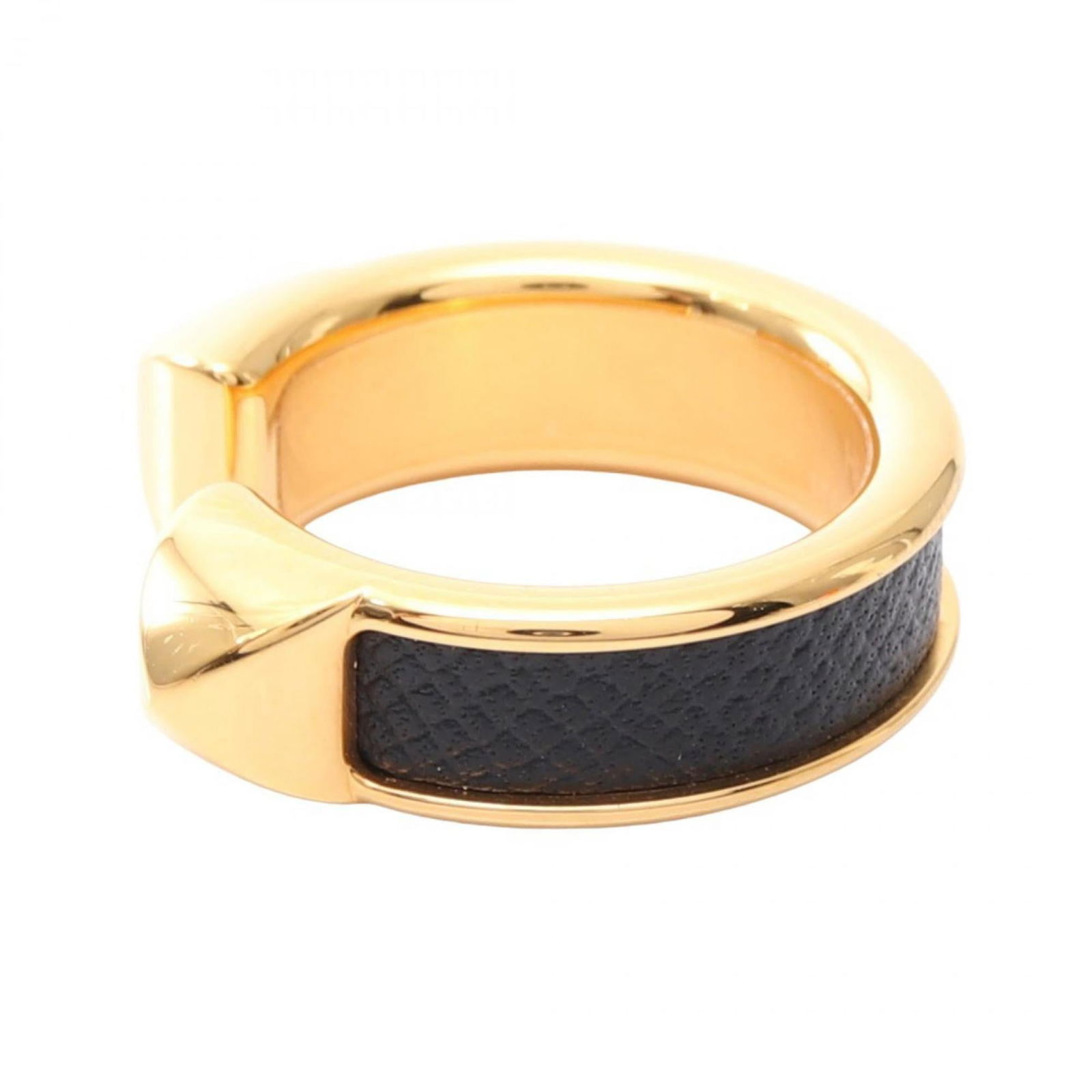 Leather Hermes Band Ring - 2