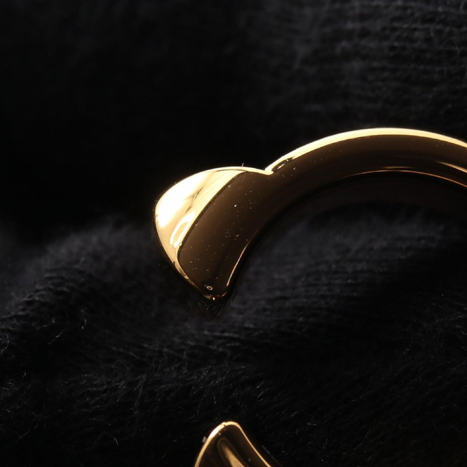 Leather Hermes Band Ring - 7