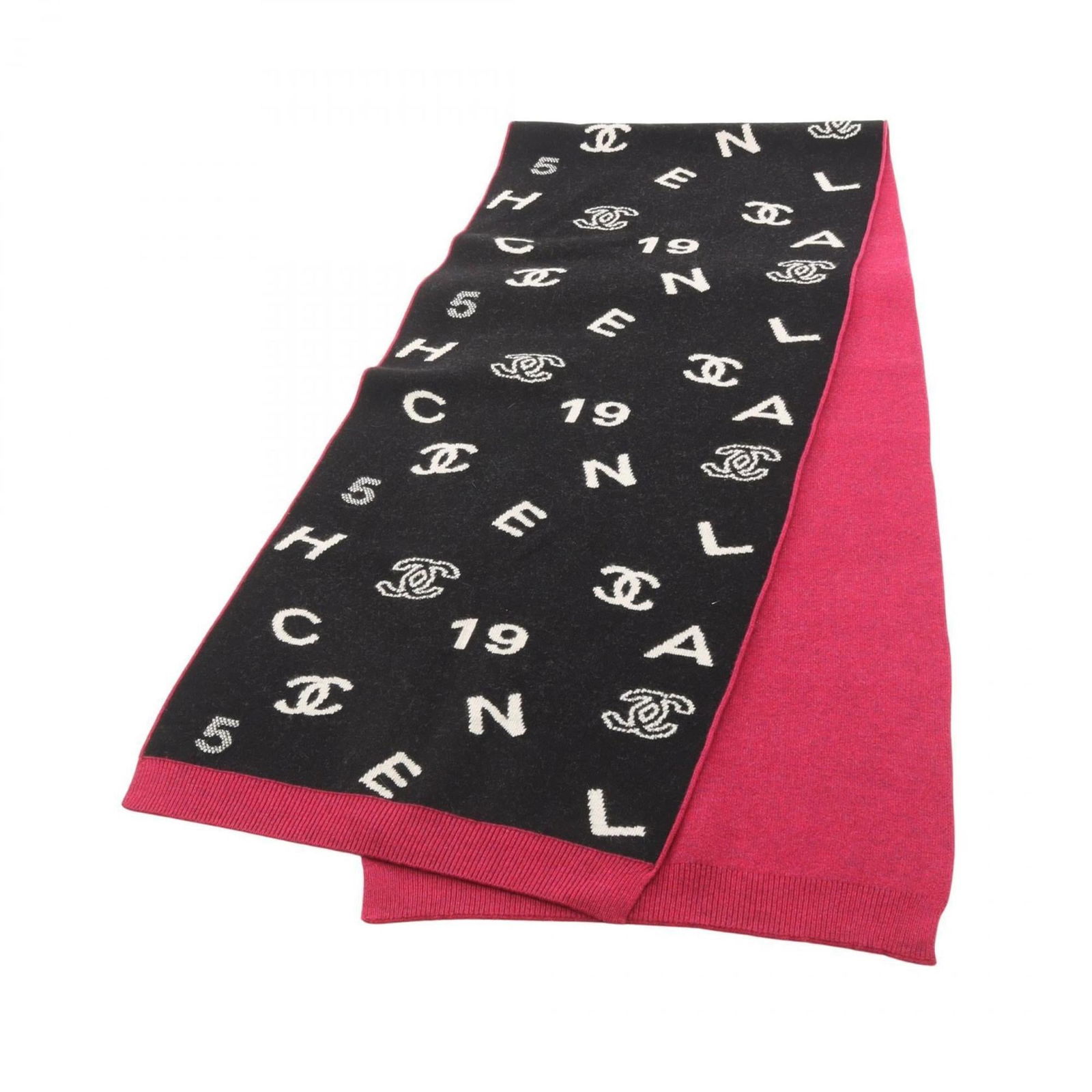 Cashmere Chanel Stole: Cashmere Chanel Stole This listing features Cashmere Chanel Stole. Item specifics are provided below. Item Specifics: Brand: Chanel Type: Stole Gender: Women Color: Black, Pink Material: Cashmere