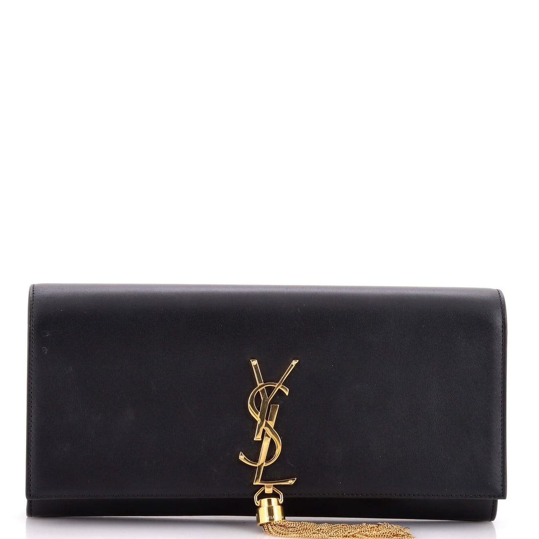 Long Saint Laurent Classic Monogram Tassel Clutch Leather: Long Saint Laurent Classic Monogram Tassel Clutch Leather This listing features Long Saint Laurent Classic Monogram Tassel Clutch Leather. Item specifics are provided below. Item Specifics: Brand: