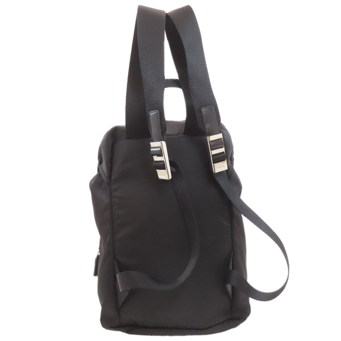 Nylon PRADA Logo Hardware Backpack Daypack - 2