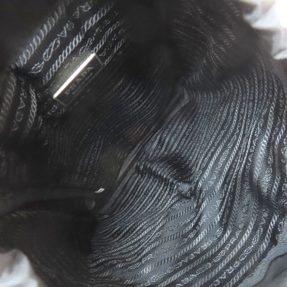 Nylon PRADA Logo Hardware Backpack Daypack - 5