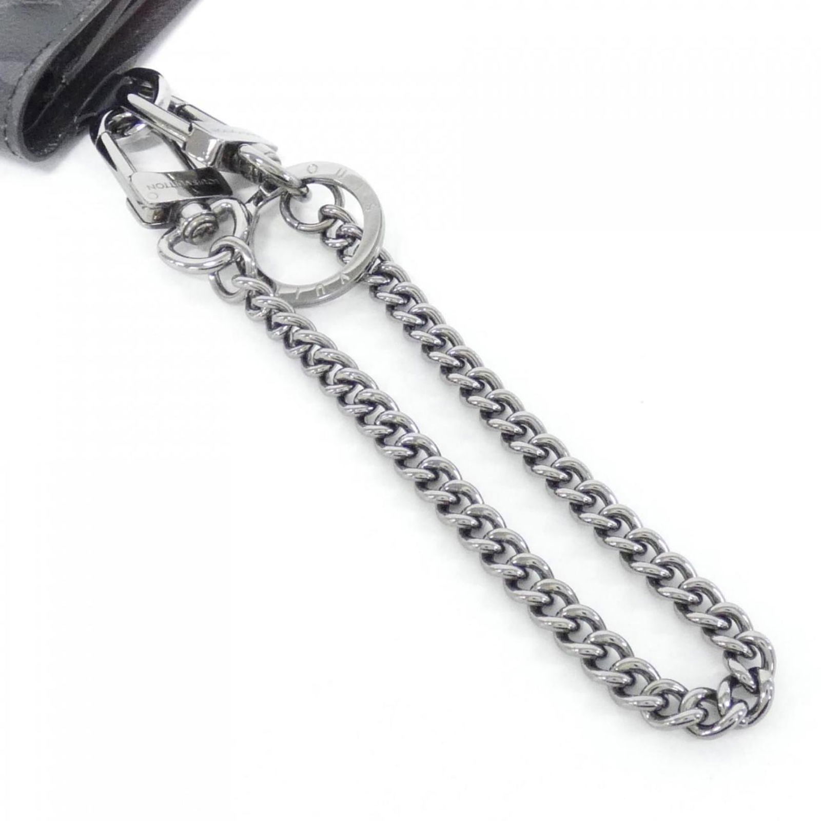 M63510 Louis Vuitton Monogram Eclipse Chain Compact Wallet - 7