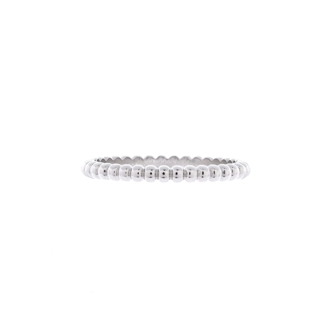 Small Van Cleef & Arpels Perlee Ring 18K White Gold (1 of 3)