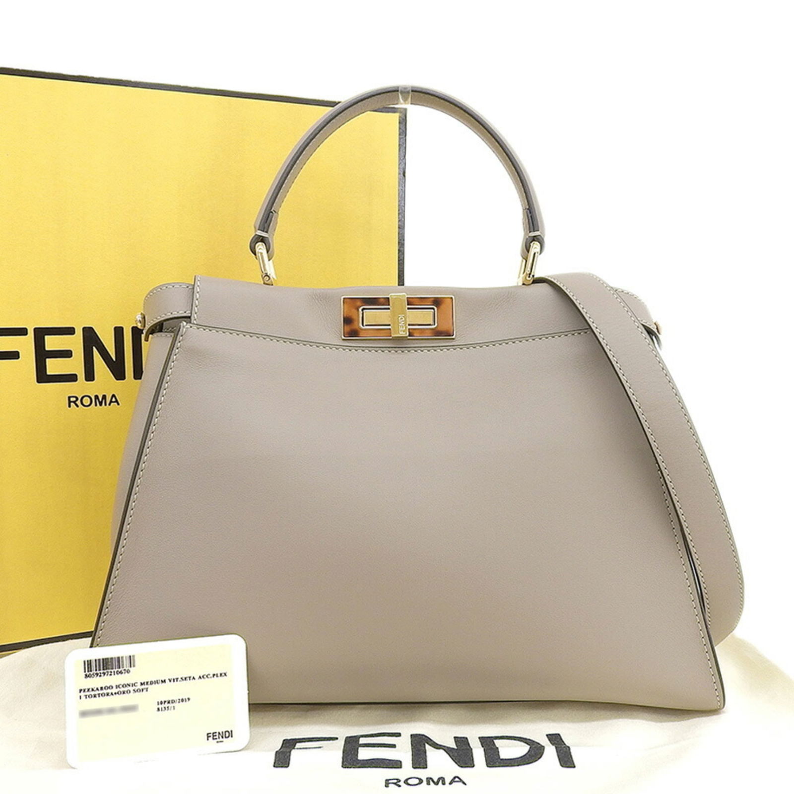 Shoulder Bag Leather - Fendi Handbag (1 of 10)