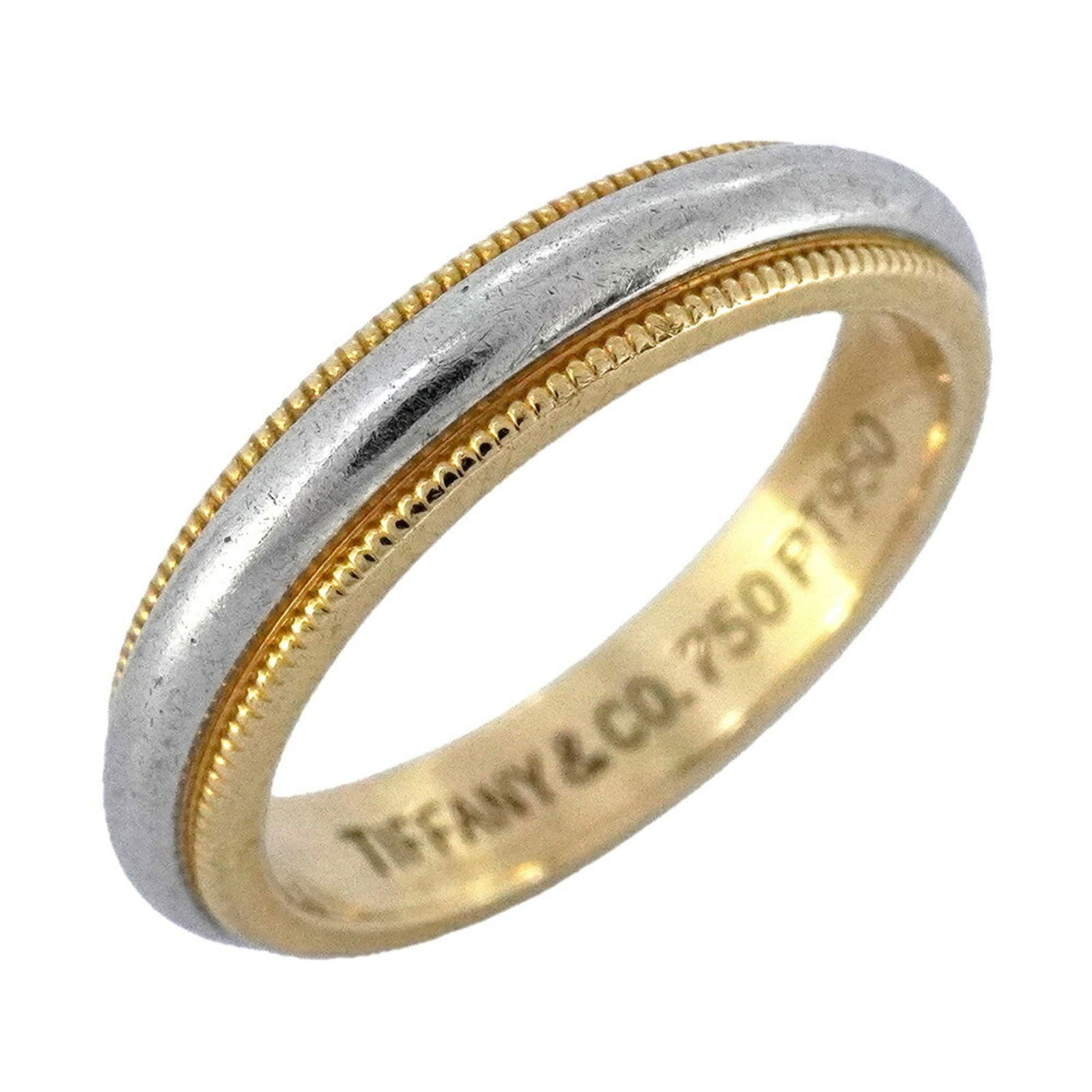 Yellow Gold (18K) - Tiffany Band Ring Platinum 950: Yellow Gold (18K) - Tiffany Band Ring Platinum 950 This listing features Yellow Gold (18K) - Tiffany Band Ring Platinum 950. Item specifics are provided below. Item Specifics: Brand: Tiffany Type: Ban