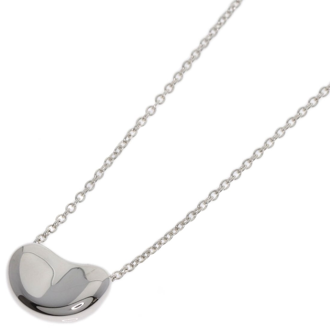 Silver TIFFANY&Co. Bean Necklace (1 of 6)