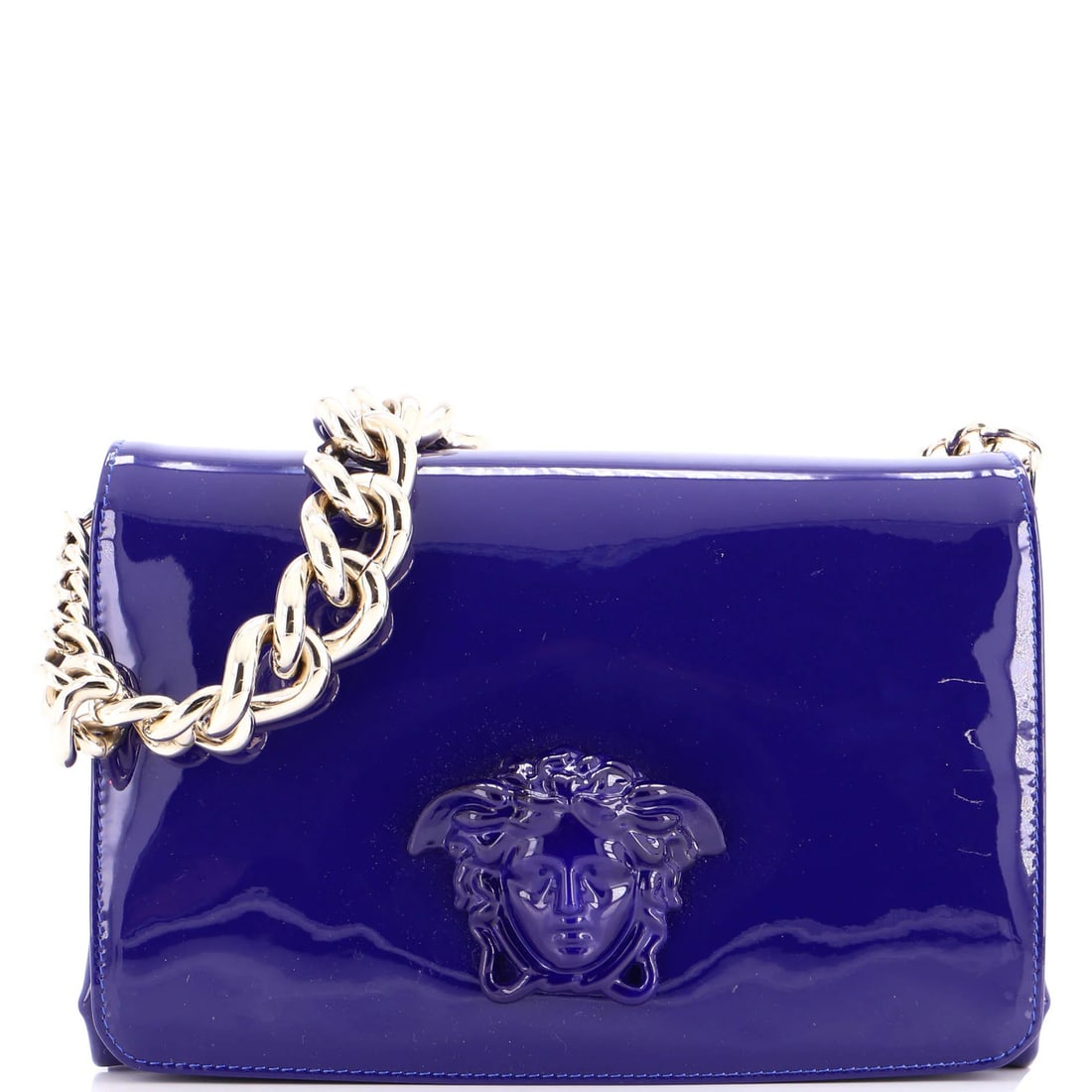 Leather Versace Palazzo Medusa Flap Bag: Leather Versace Palazzo Medusa Flap Bag This listing features Leather Versace Palazzo Medusa Flap Bag. Item specifics are provided below. Item Specifics: Brand: Versace Exterior Material: Leather