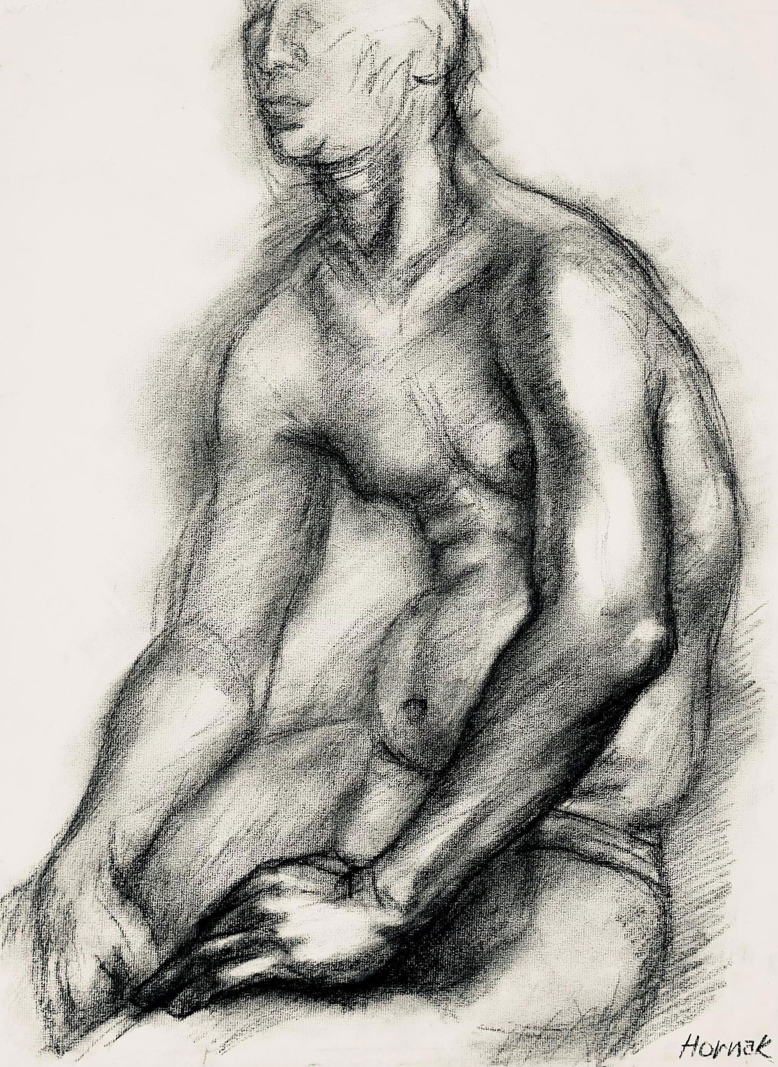 Original Drawing - Ian Hornak - Renaissance Male Nude Figure Study - 1963: Original Drawing - Ian Hornak - Renaissance Male Nude Figure Study - 1963 This listing features Original Drawing - Ian Hornak - Renaissance Male Nude Figure Study - 1963. Item specifics are provided b