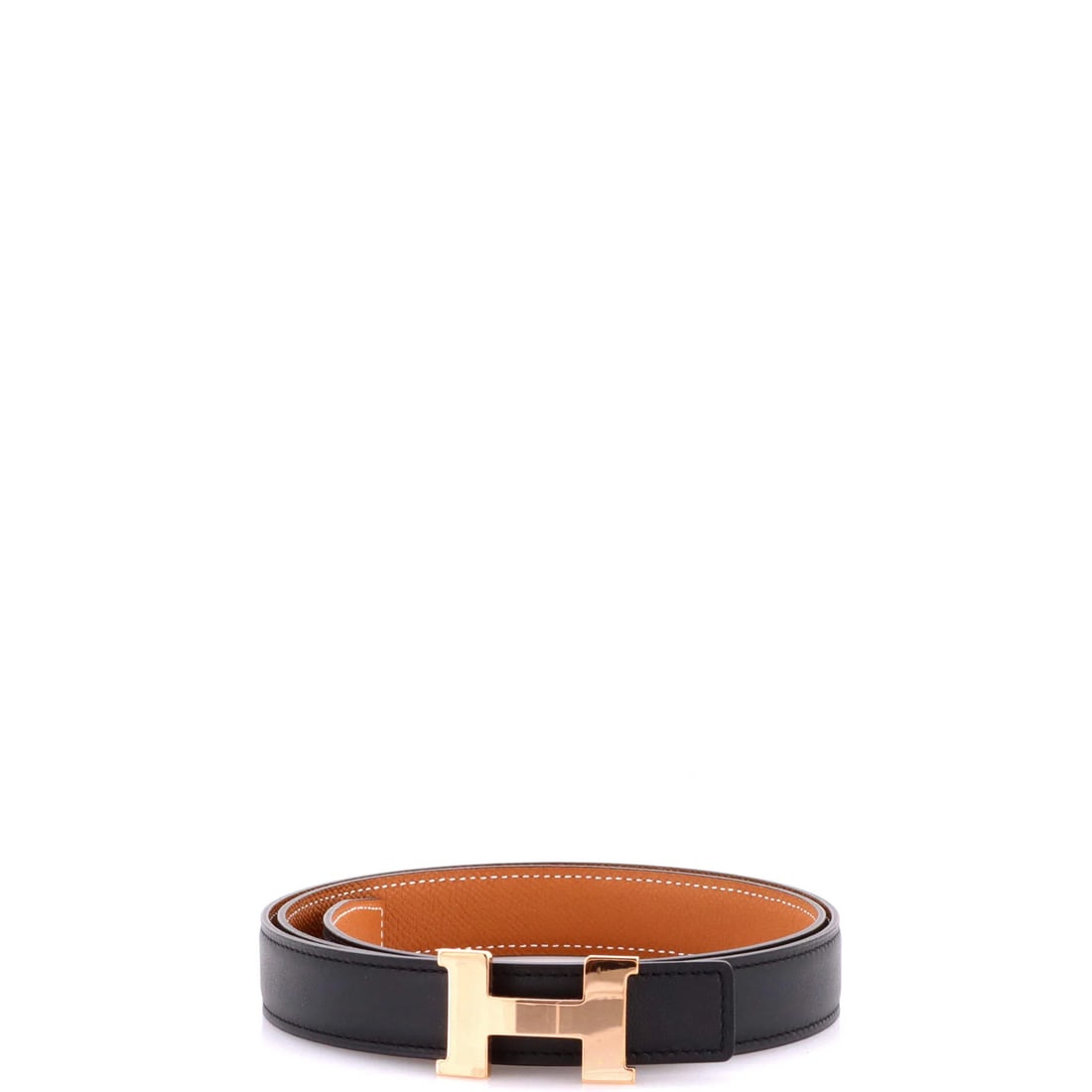 Thin Hermes Constance Reversible Belt Leather (1 of 4)