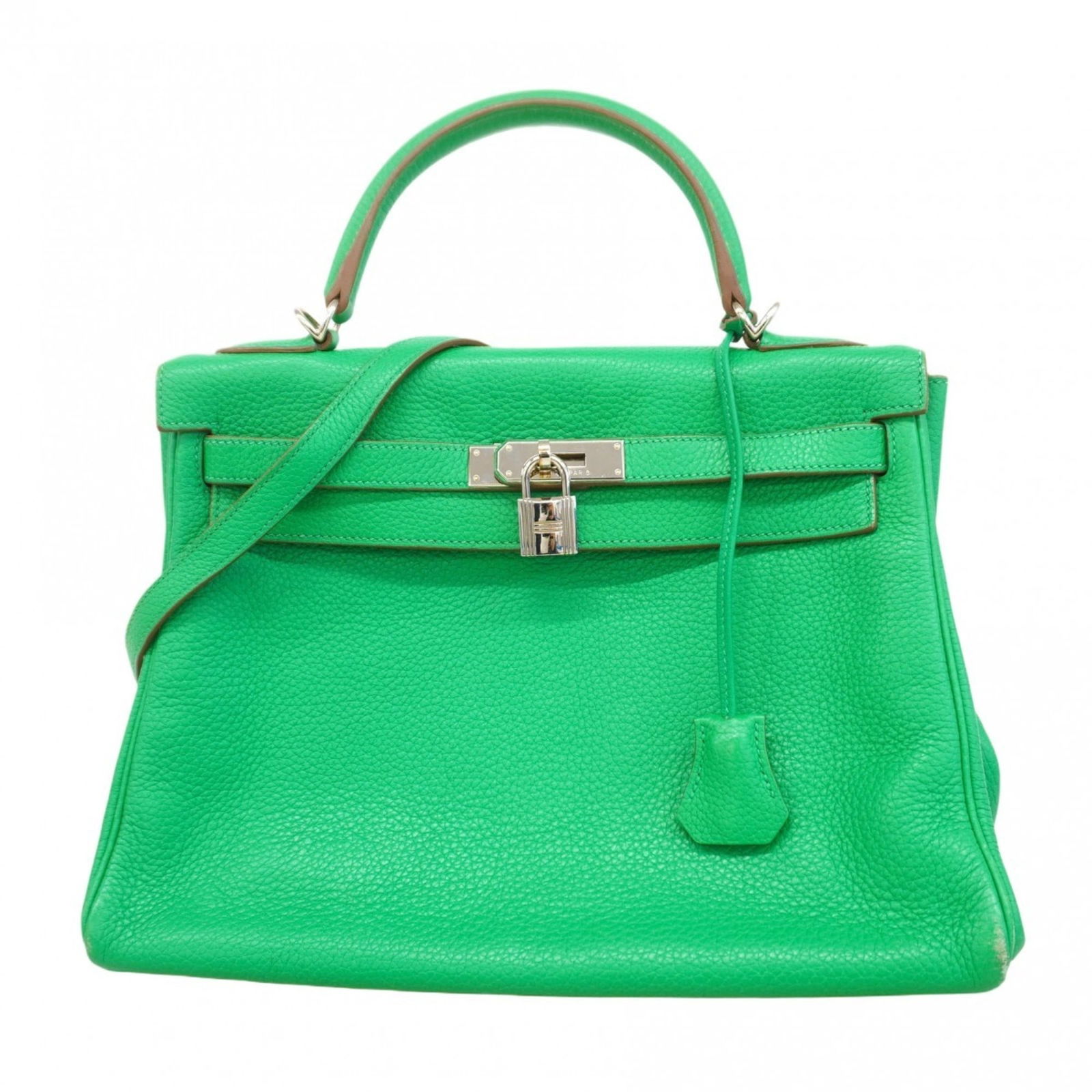 Leather Hermes Handbag Taurillon Clemence (1 of 15)