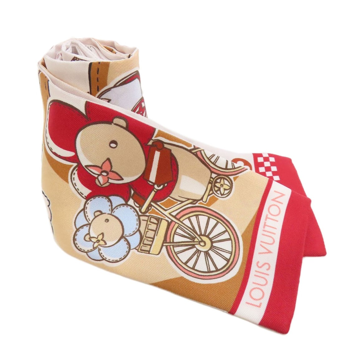 Silk LOUIS VUITTON Bando BB Scarf: Silk LOUIS VUITTON Bando BB Scarf This listing features Silk LOUIS VUITTON Bando BB Scarf. Item specifics are provided below. Item Specifics: Brand: LOUIS VUITTON Style: Scarf Material: Silk Color: