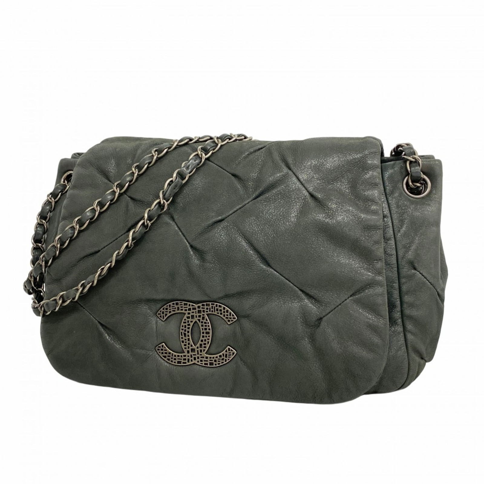 Leather Chanel Shoulder Bag: Leather Chanel Shoulder Bag This listing features Leather Chanel Shoulder Bag. Item specifics are provided below. Item Specifics: Brand: Chanel Type: Shoulder Bag Material: Leather Color: Black