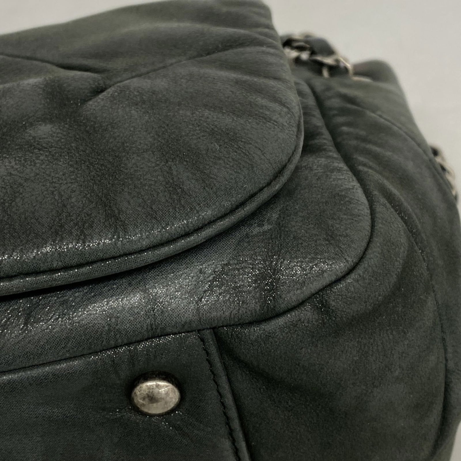 Leather Chanel Shoulder Bag - 7