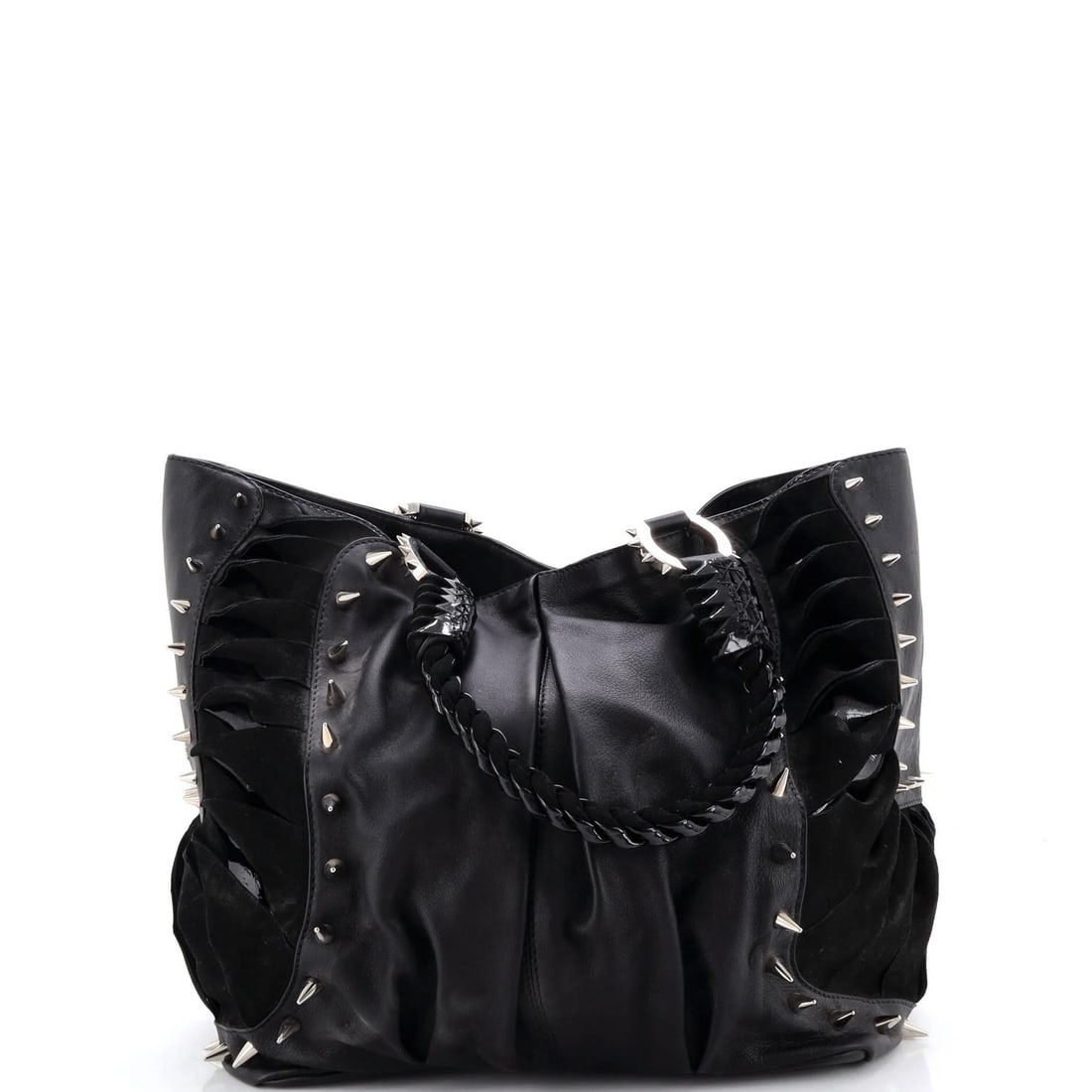 Suede Christian Louboutin Talita Tote Leather with: Suede Christian Louboutin Talita Tote Leather with This listing features Suede Christian Louboutin Talita Tote Leather with. Item specifics are provided below. Item Specifics: Brand: Christian