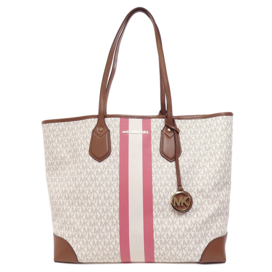 PVC Michael Kors MK signature Tote Bag (1 of 19)