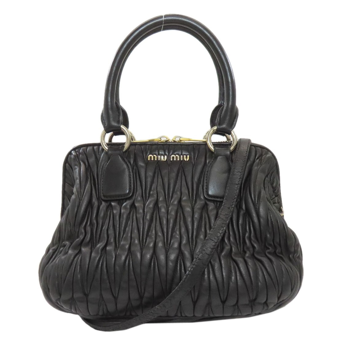 Leather MIUMIU Materasse 2WAY Handbag (1 of 20)