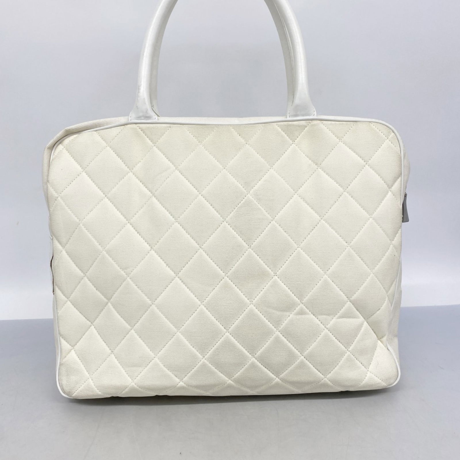 Canvas Chanel Handbag - 13