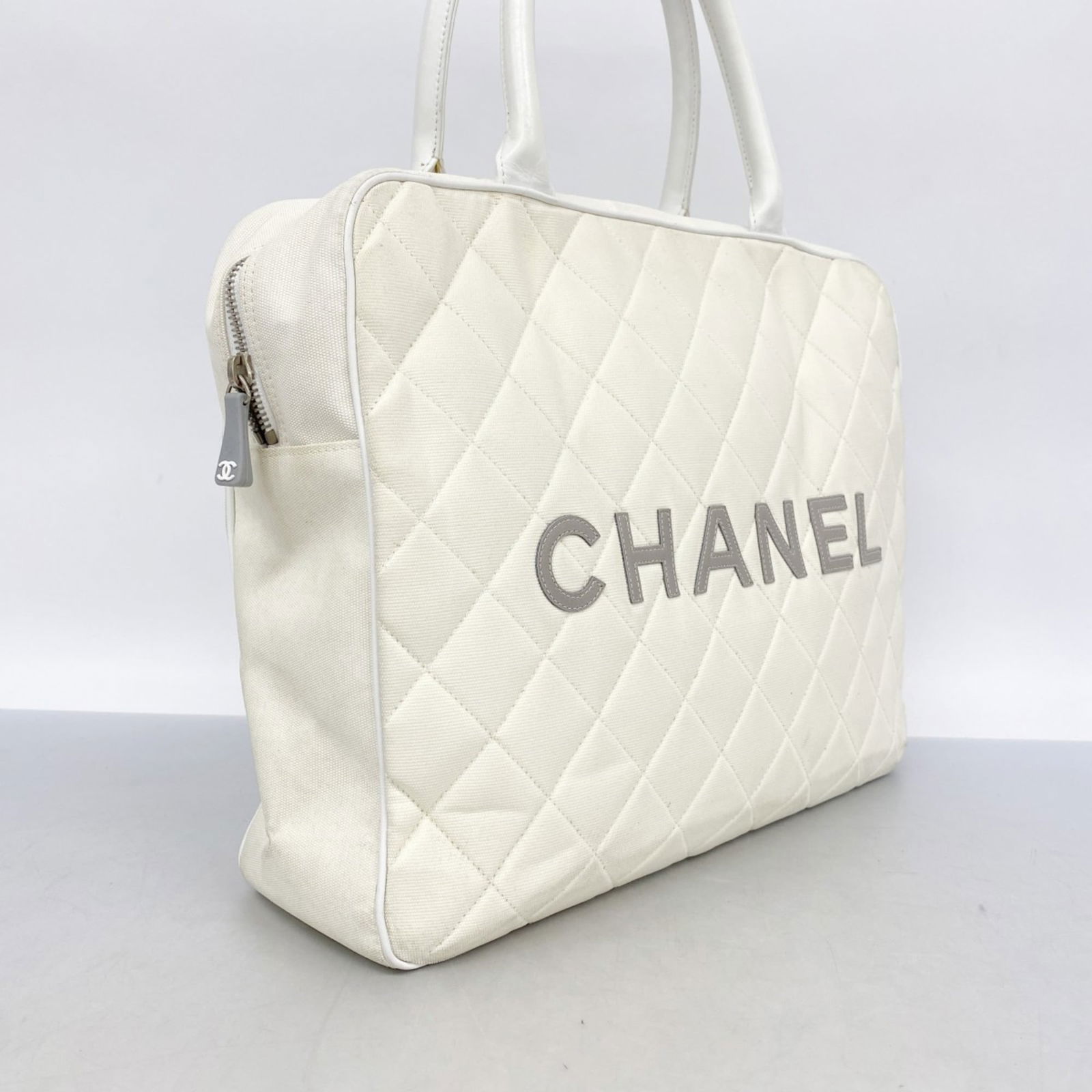 Canvas Chanel Handbag - 2