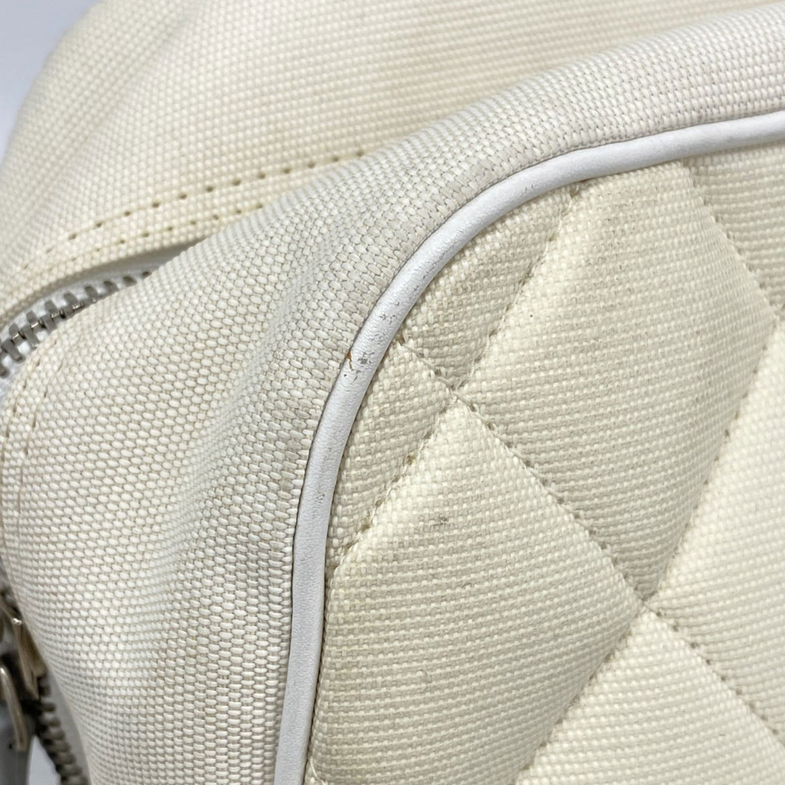 Canvas Chanel Handbag - 6