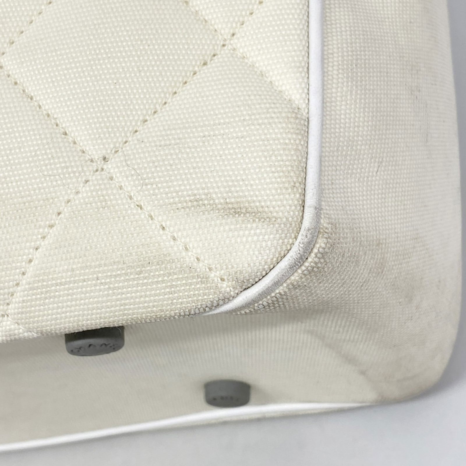 Canvas Chanel Handbag - 7