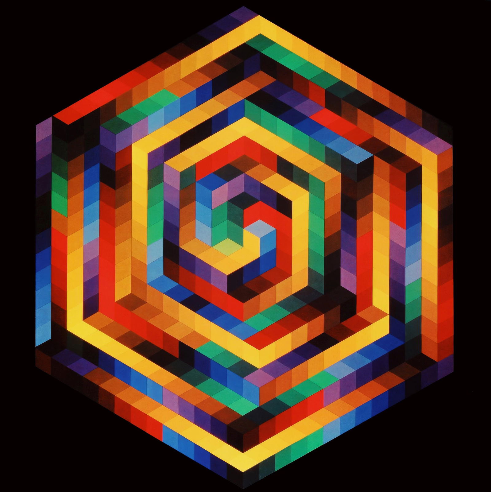 1972 - Victor Vasarely - Hat-B - from Progressions I - Original Edition Heliogravure: 1972 - Victor Vasarely - Hat-B - from Progressions I - Original Edition Heliogravure This listing features 1972 - Victor Vasarely - Hat-B - from Progressions I - Original Edition Heliogravure. Item sp