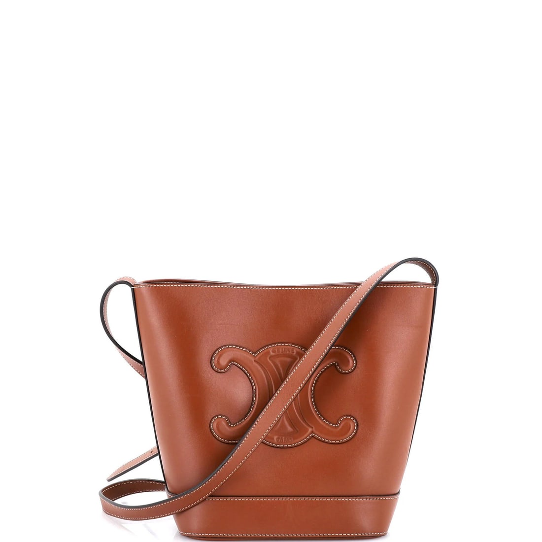 Small Celine Cuir Triomphe Bucket Bag Leather: Small Celine Cuir Triomphe Bucket Bag Leather This listing features Small Celine Cuir Triomphe Bucket Bag Leather. Item specifics are provided below. Item Specifics: Brand: Celine Exterior Material: L