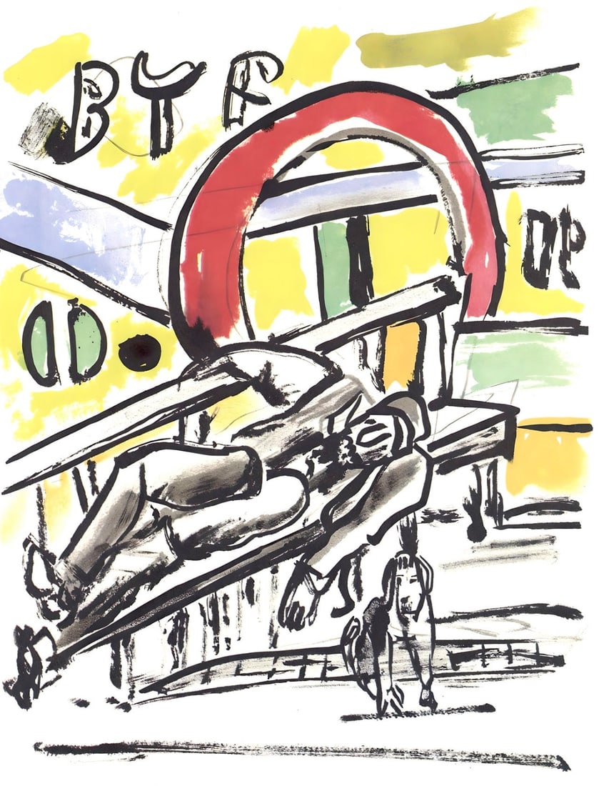 mes voyages - Fernand Lger - Composition: mes voyages - Fernand Lger - Composition This listing features mes voyages - Fernand Lger - Composition. Item specifics are provided below. Item Specifics: Notes: From the folio, Fernand Lger mes voya