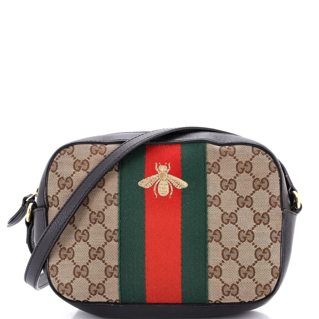 Canvas Gucci Bee Web Camera Bag GG: Canvas Gucci Bee Web Camera Bag GG This listing features Canvas Gucci Bee Web Camera Bag GG. Item specifics are provided below. Item Specifics: Brand: Gucci Exterior Material: Canvas Plain Style: Cros
