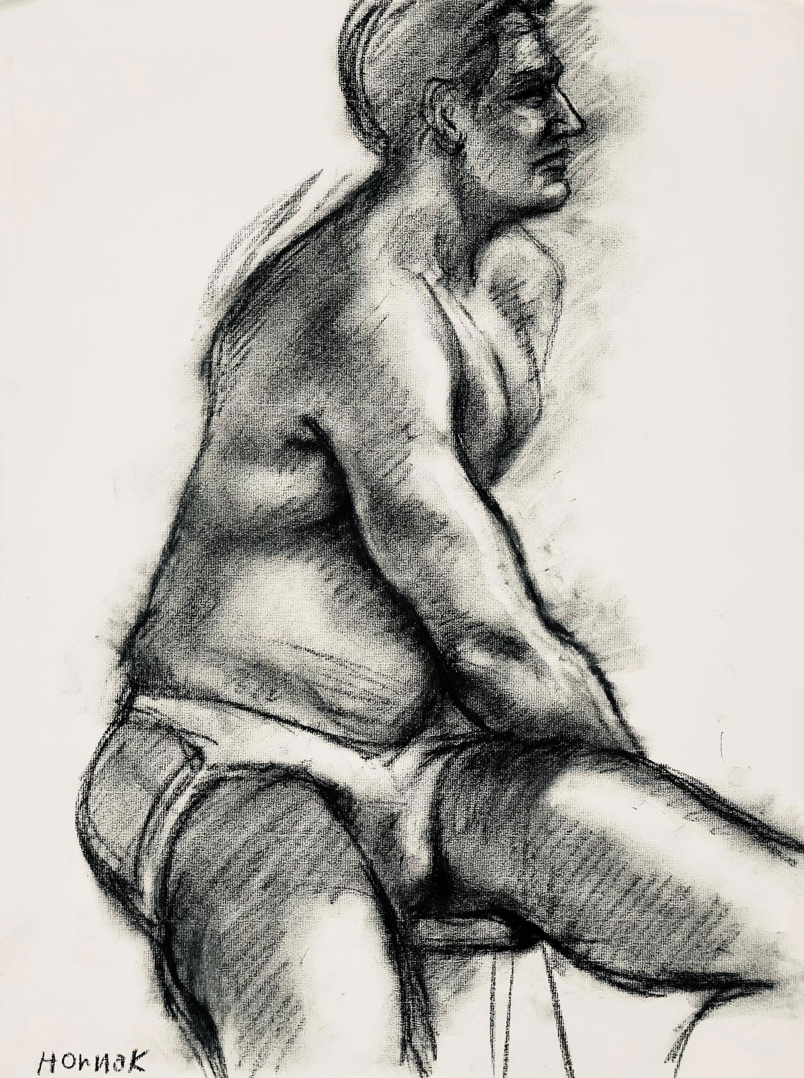 Original Drawing - Ian Hornak - Renaissance Male Nude Figure Study - 1963: Original Drawing - Ian Hornak - Renaissance Male Nude Figure Study - 1963 This listing features Original Drawing - Ian Hornak - Renaissance Male Nude Figure Study - 1963. Item specifics are provided b