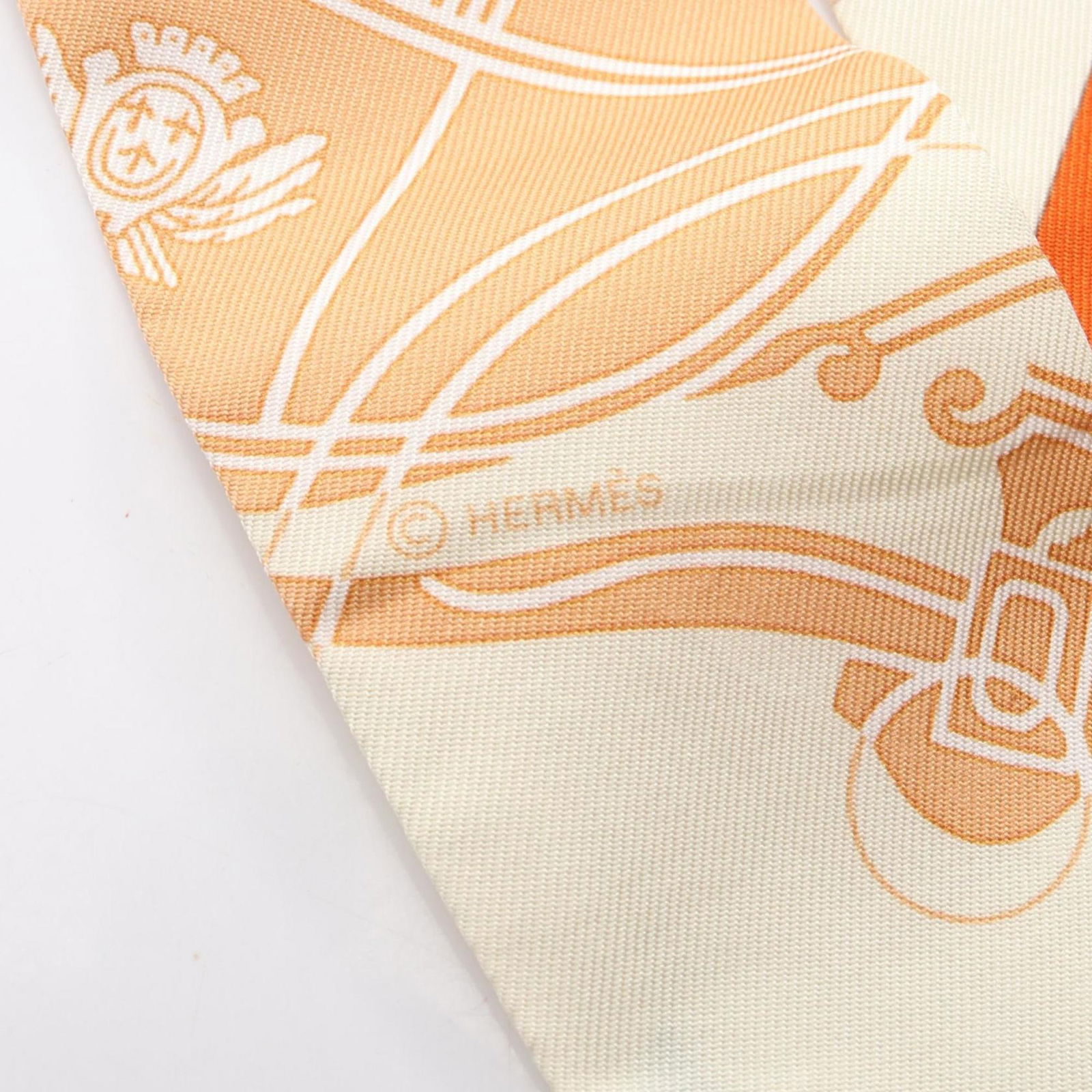Silk Hermes Scarf - 4