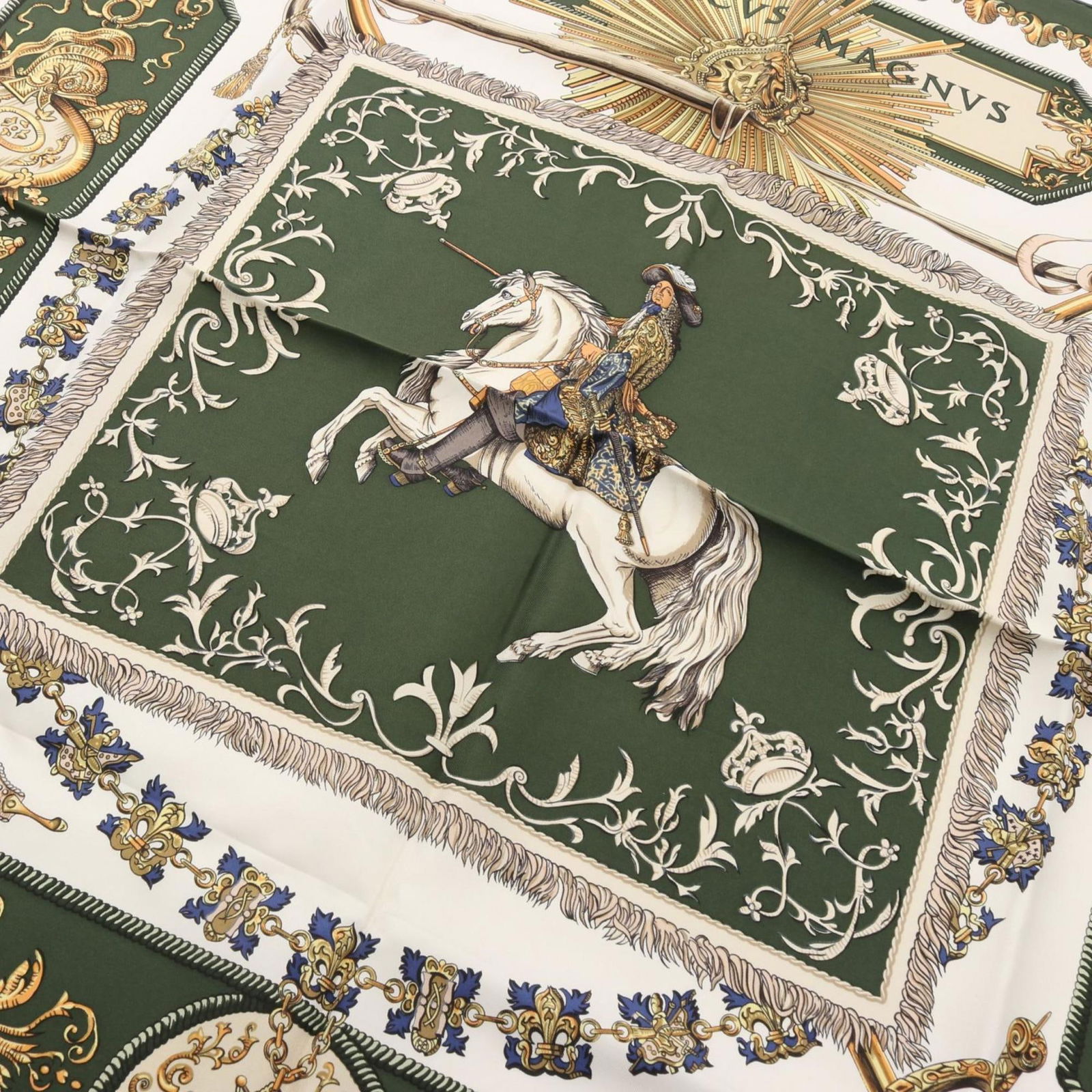 Silk Hermes Scarf - 5