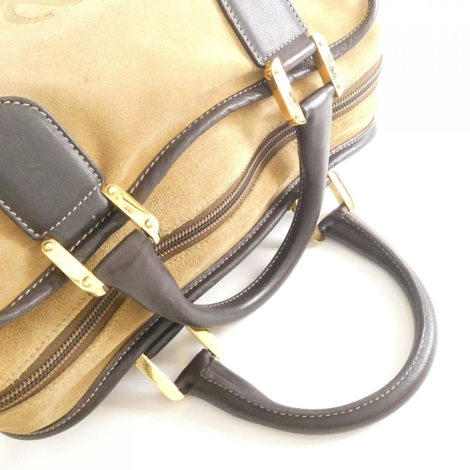 Suede Loewe Handbag - 6