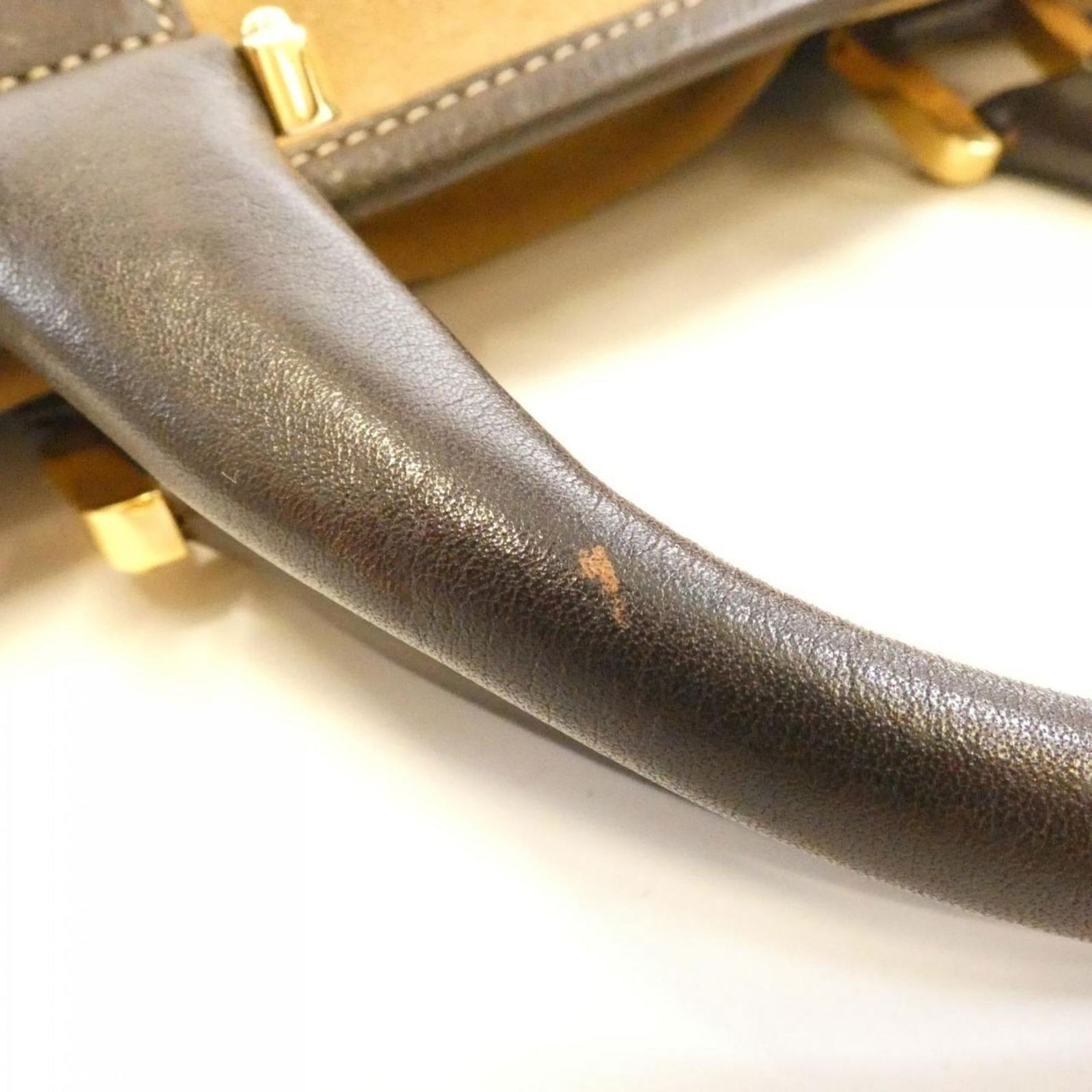 Suede Loewe Handbag - 8