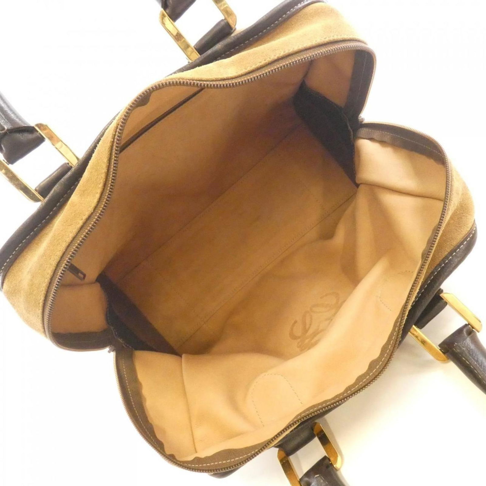 Suede Loewe Handbag - 9