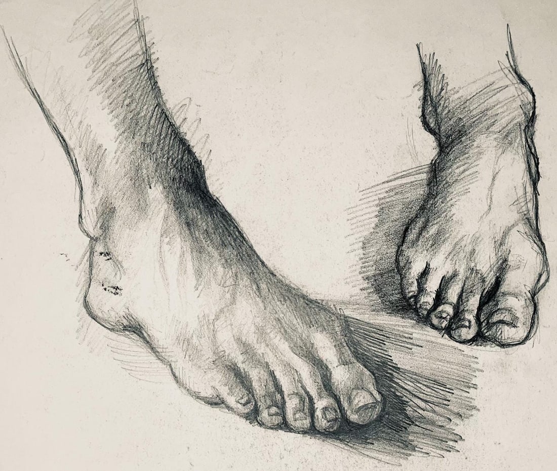 Original Drawing - Ian Hornak - Renaissance Foot Study - 1963: Original Drawing - Ian Hornak - Renaissance Foot Study - 1963 This listing features Original Drawing - Ian Hornak - Renaissance Foot Study - 1963. Item specifics are provided below. Item Specifics: