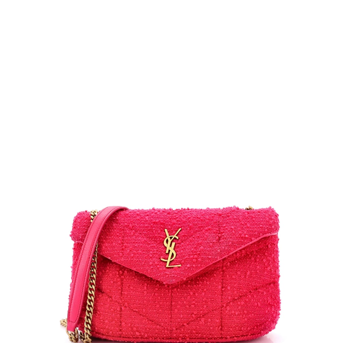 Mini Saint Laurent Loulou Puffer Shoulder Bag Quilted Tweed: Mini Saint Laurent Loulou Puffer Shoulder Bag Quilted Tweed This listing features Mini Saint Laurent Loulou Puffer Shoulder Bag Quilted Tweed. Item specifics are provided below. Item Specifics: