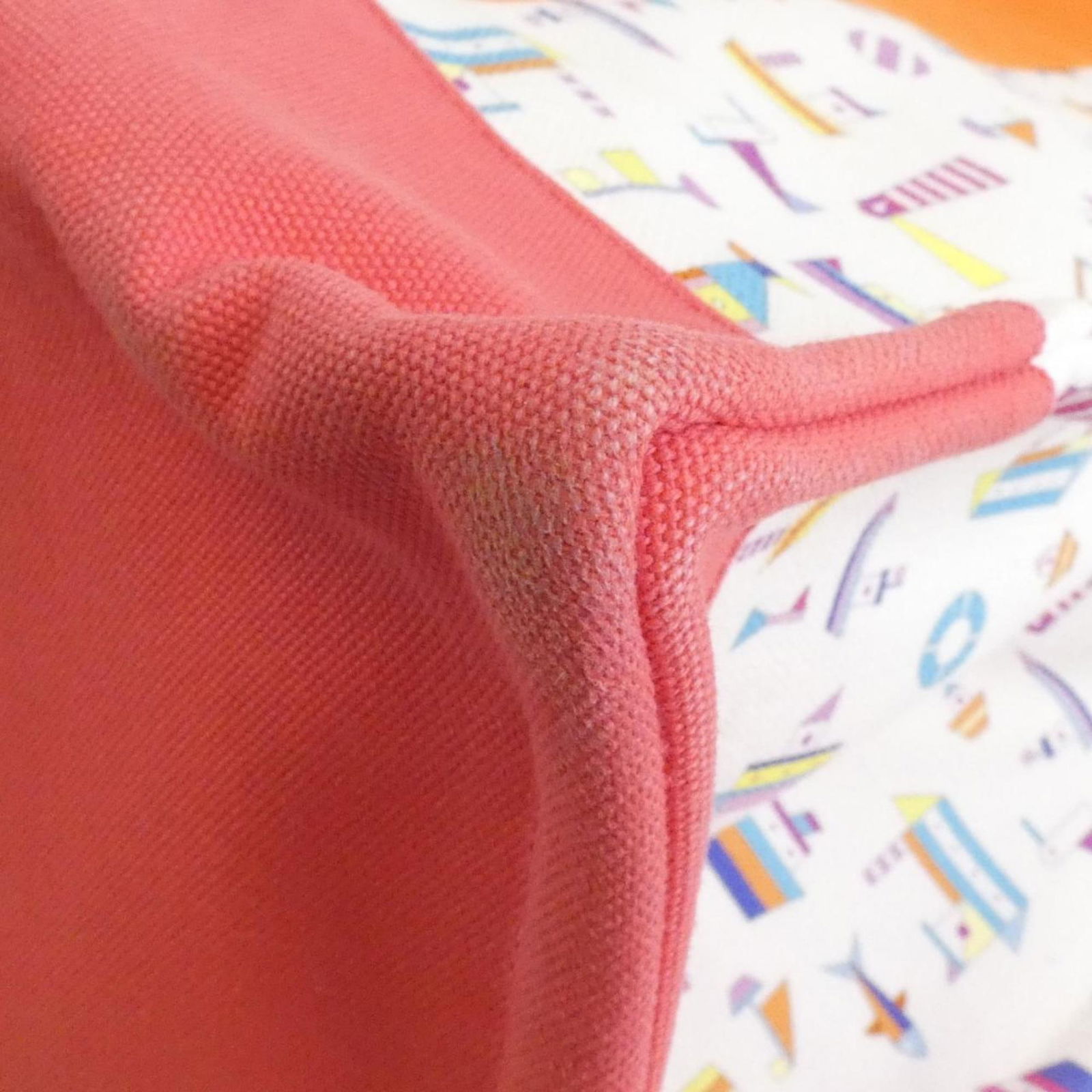 Canvas Hermes Handbag - 3