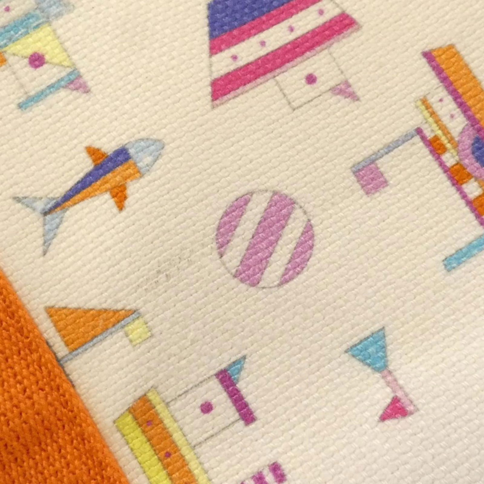 Canvas Hermes Handbag - 5